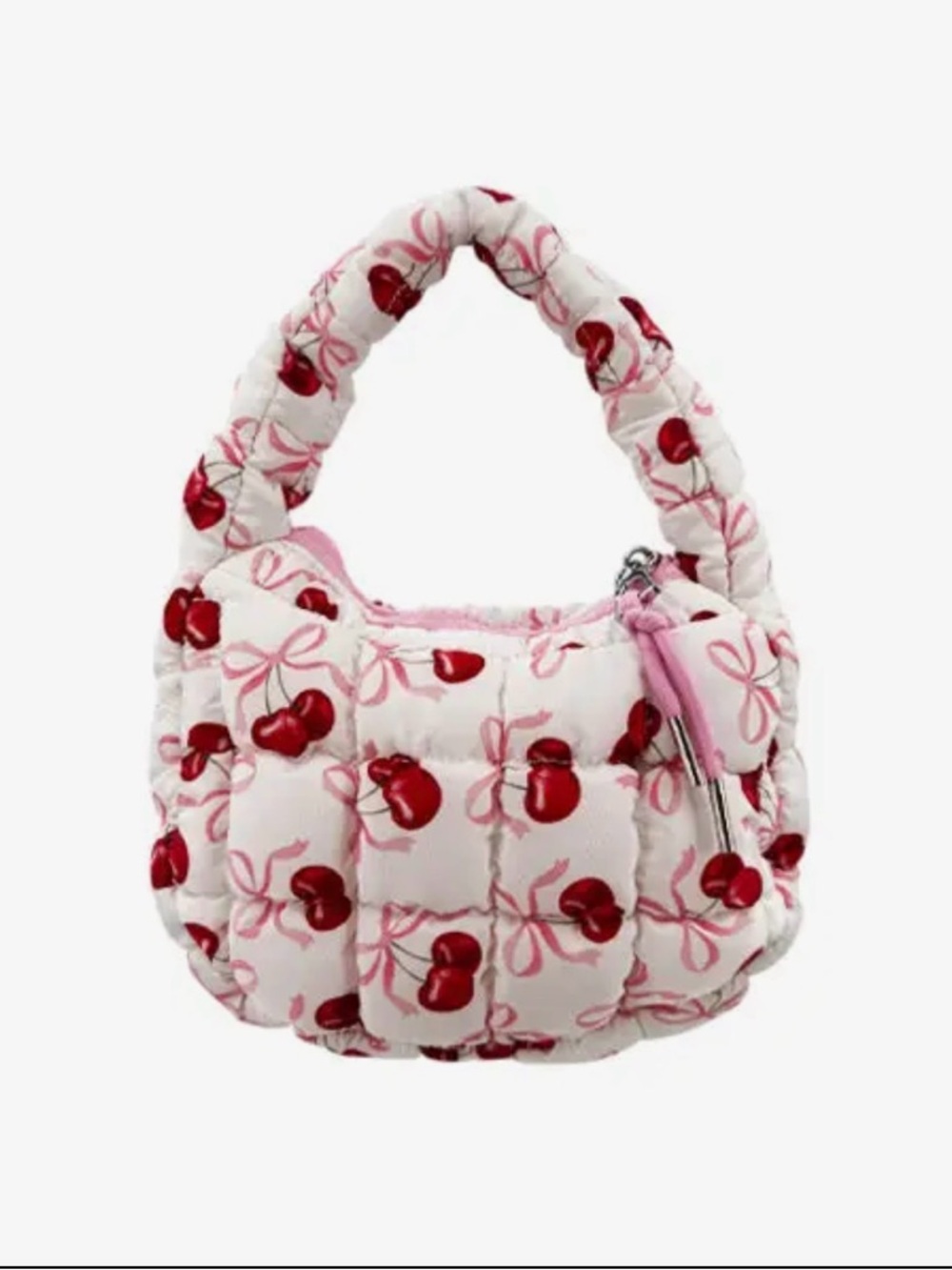 Cherry Print Puffer Mini Bag -Lulu Mac